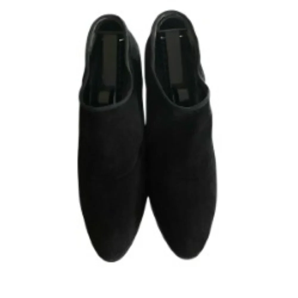 Stuart Weitzman Black Suede Ankle Bootie 8